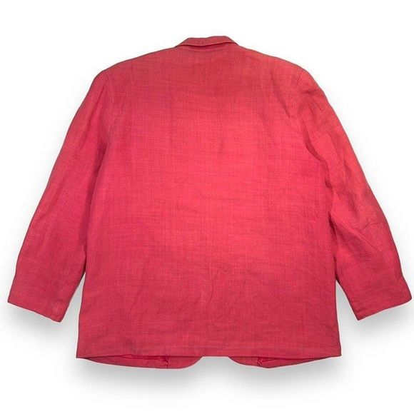Vintage Talbots Pink‎ Blazer Jacket 14 - Picture 2 of 5